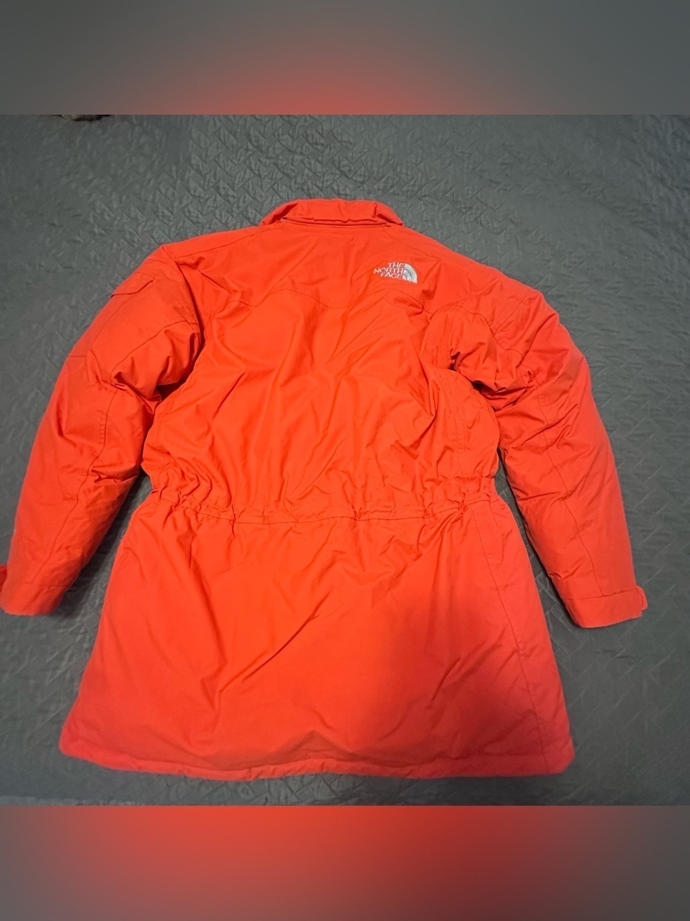 North Face Mcmurdo Goosedown Insulated Parka Construction Orange Size Xl Hyvent View 4